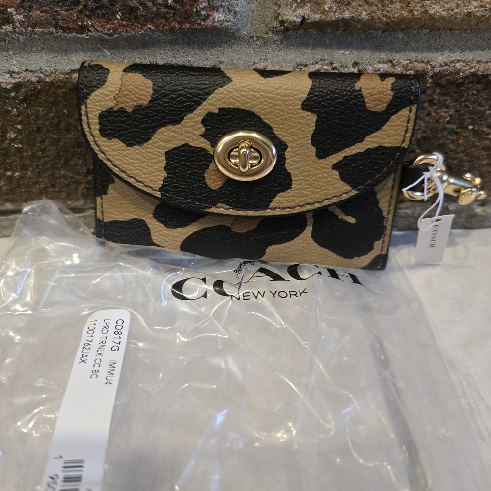 Coach Leopard Print Wallet